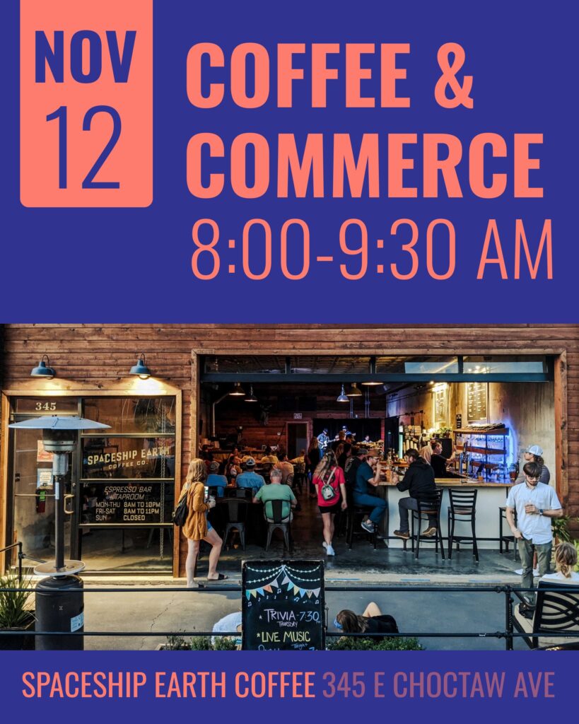 Coffee & Commerce flyer